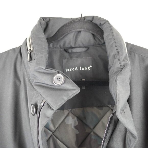 NWT Jared Lang Mens London 1A Black Quilted Camouflage Lined Jacket Size XXXL - Picture 2 of 12